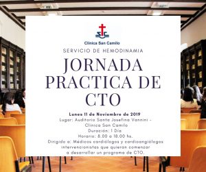 Flyer de la Jornada Práctica de CTO