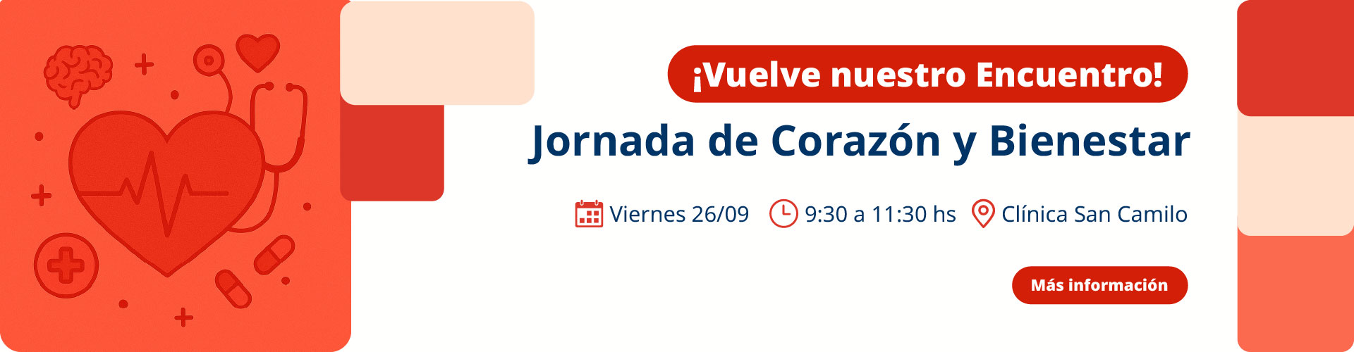 Flyer jornada de corazón y bienestar
