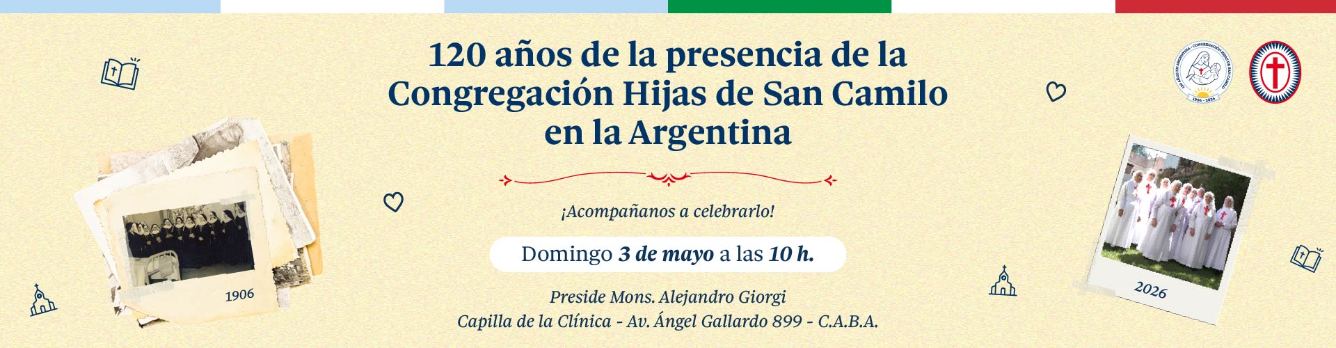 120 aniversario de la Congregación Hijas de San Camilo en Argentina