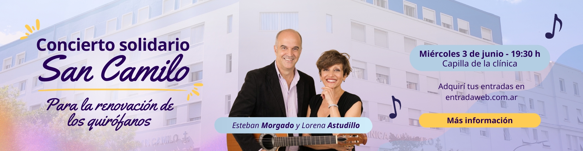 Banner Concierto Solidario San Camilo