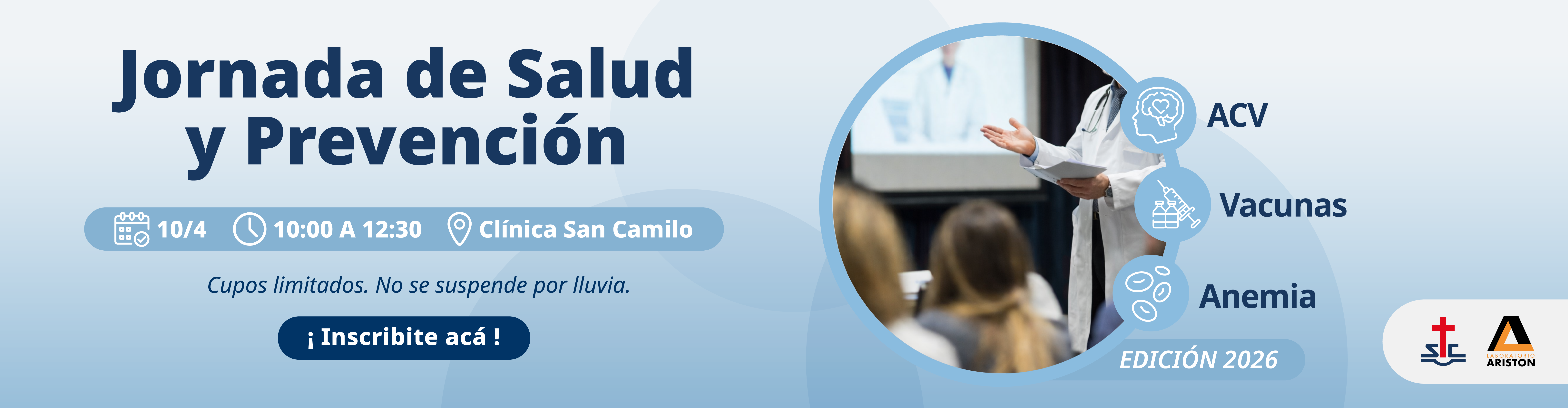 Banner jornada de Salud y Prevencion